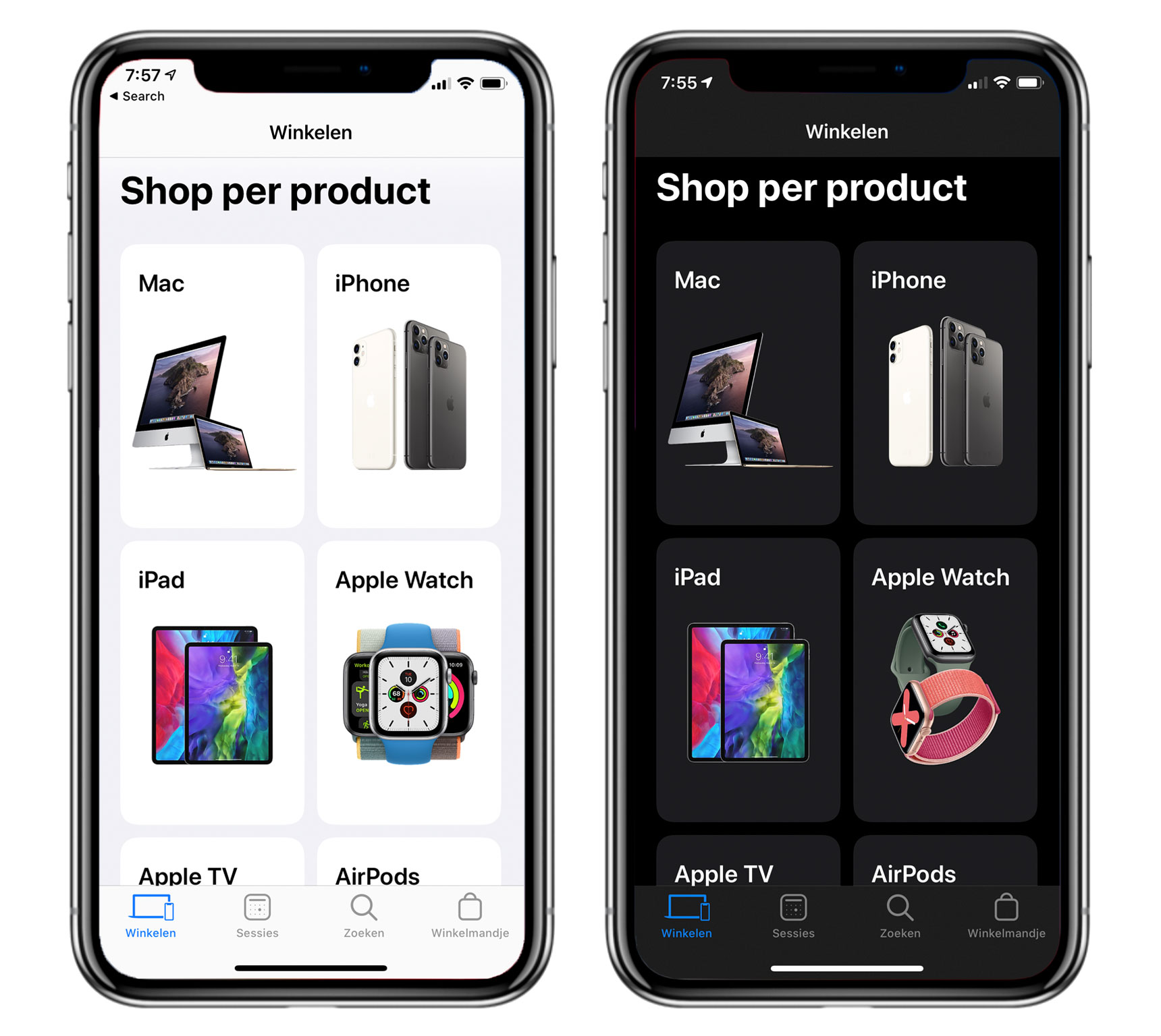 https://www.macfreak.nl/modules/news/images/zArt.AppleStoreAppLightAndDarkMode.jpg