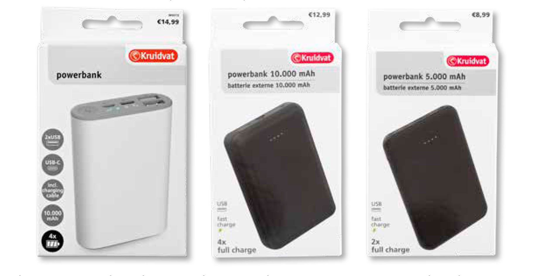 Deze Powerbanks van Kruidvat exploderen of brand vliegen