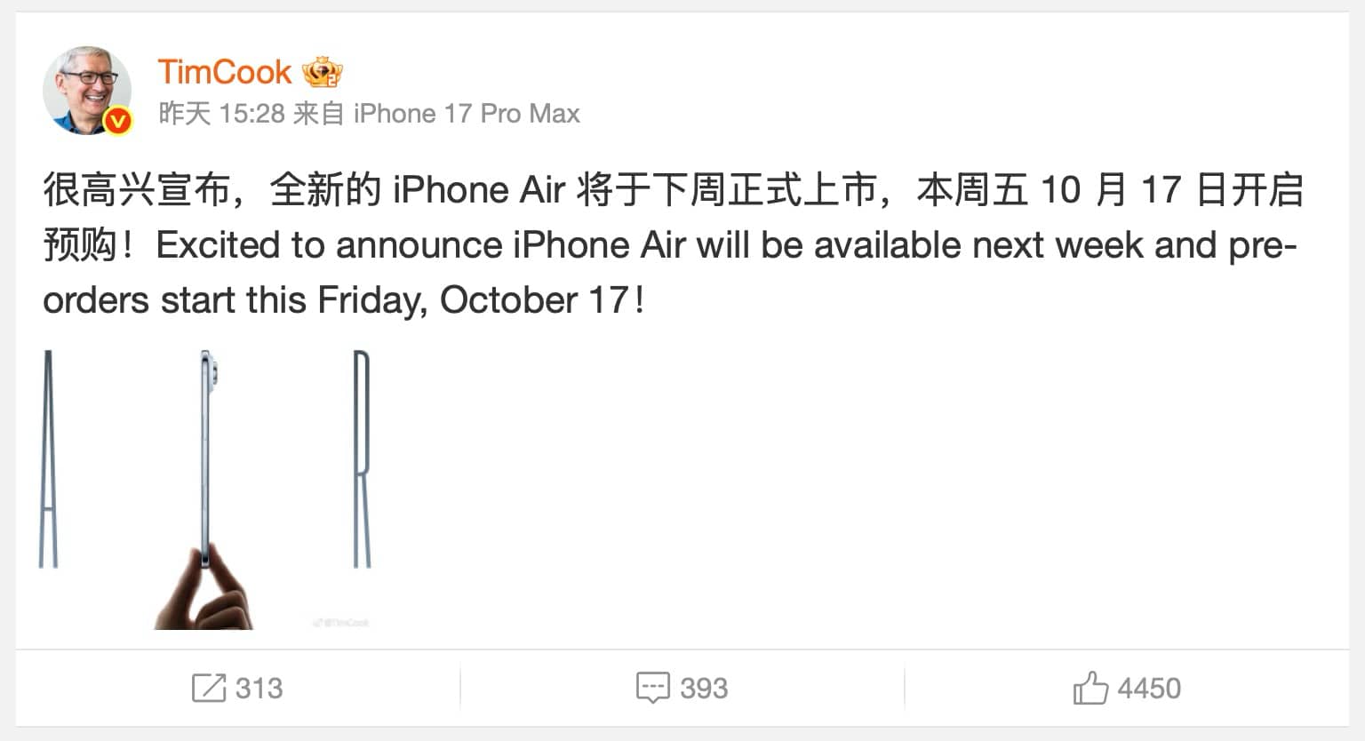 https://www.macfreak.nl/modules/news/images/zArt.iPhoneAirChinaTimCookWeibo1025.jpg
